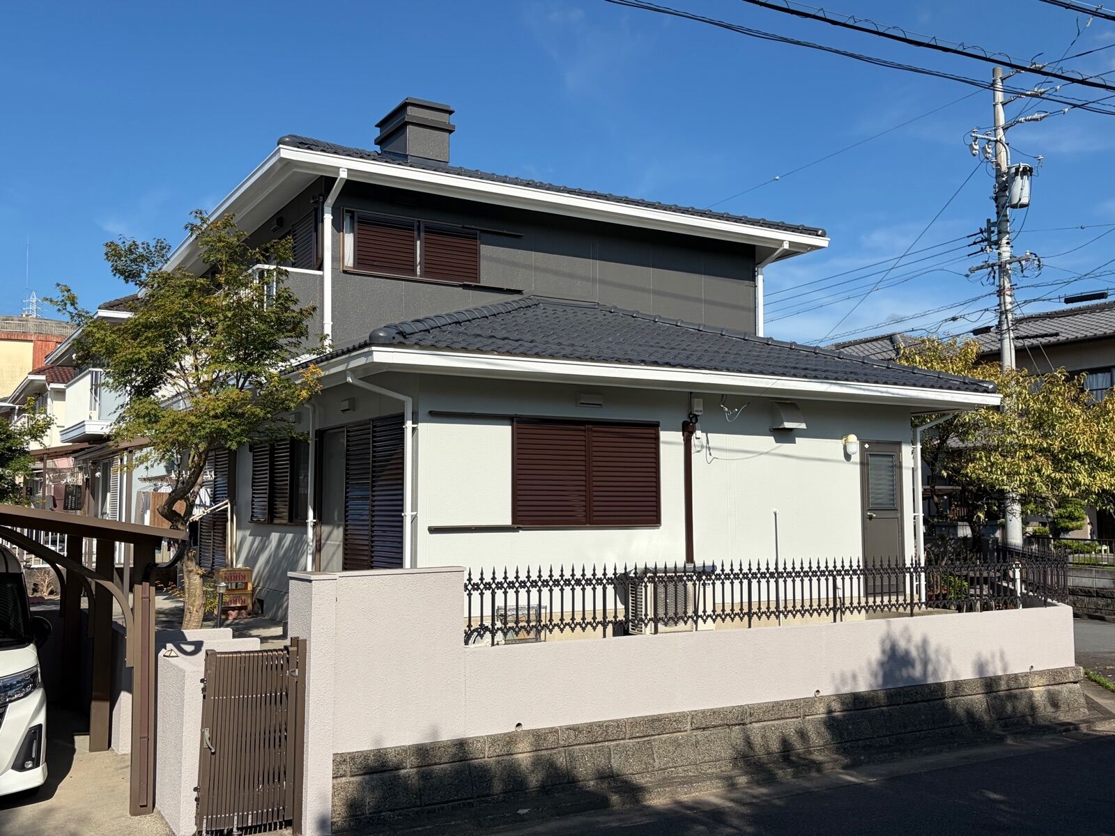 画像18004：三重県津市：屋根塗装～遮熱フッ素塗料で高耐候で落ち着きのあるお家～